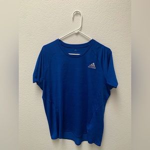 Adidas size L blue workout jersey